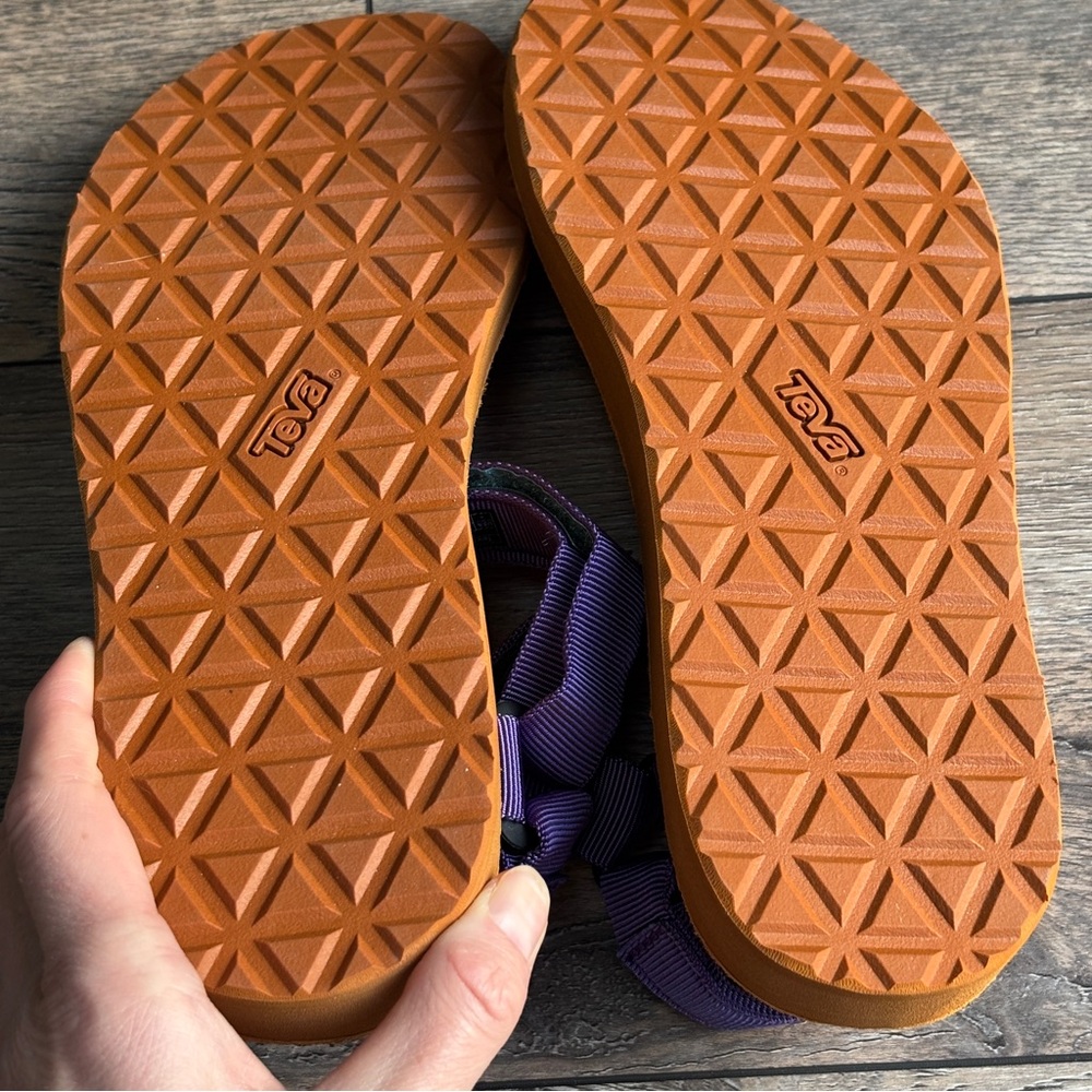 Teva Women’s Original Universal Backpack Sandals Adjustable Deep Purple Sz 9 - Picture 9 of 10